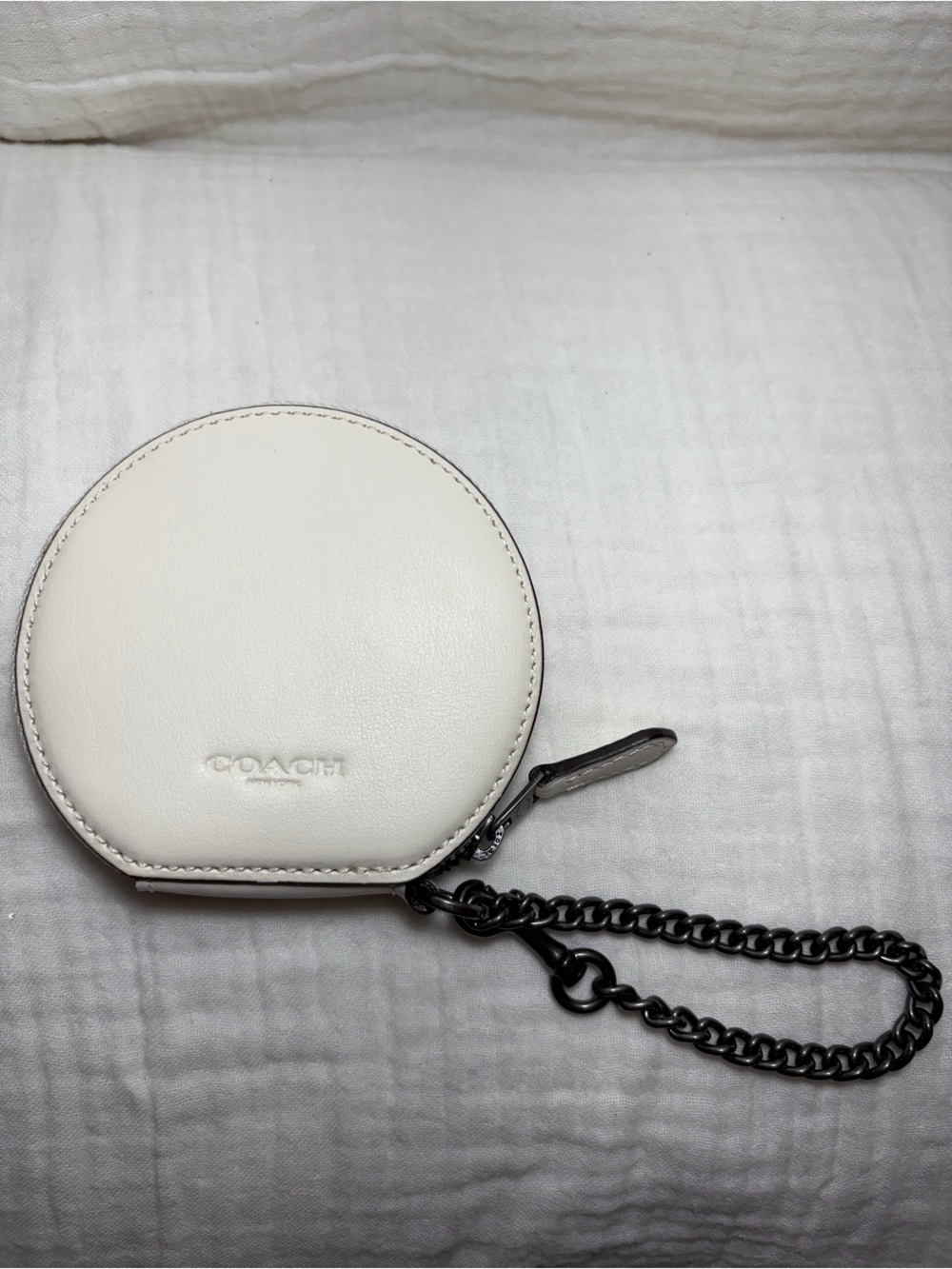 Coach Sharky Round Coin Purse - Picture 2 of 11